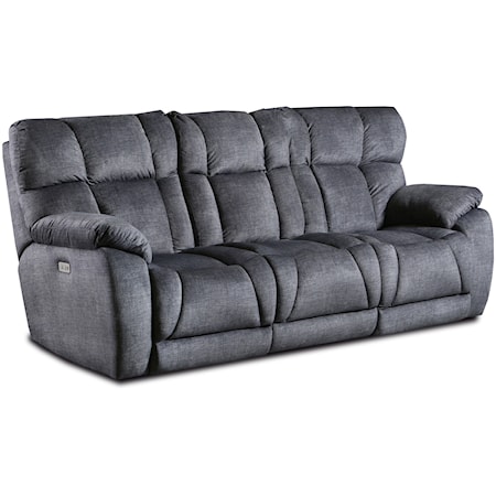 Pwr Hdrest Dble Reclining Sofa w/Dropdwn Tab